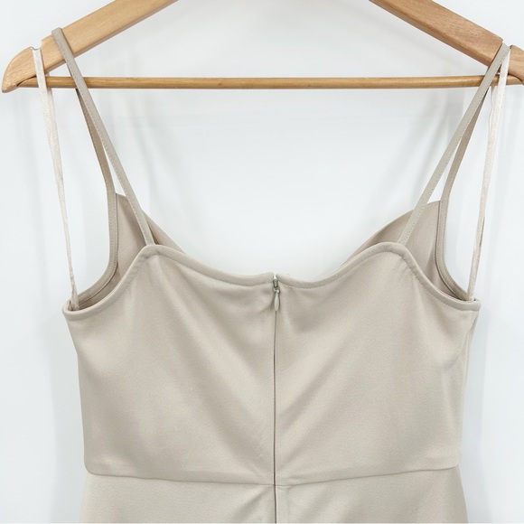 Anthropologie BHLDN Cali Satin Cowl-Neck Midi Dress Bridesmaids Dress - Picture 10 of 13